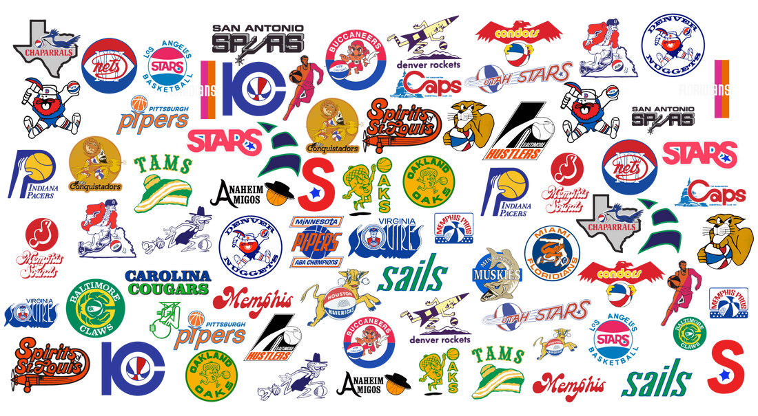 Vintage ABA Team Logos